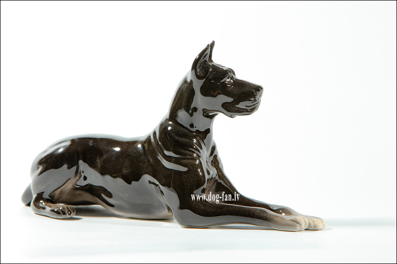 Porcelain Dog Figurines: Great Dane Figurine